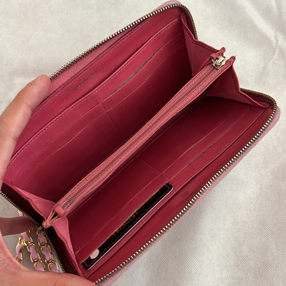 Chanel CC Patent Leather Timeless Wallet on Chain WOC Chain Crossbody Purse Bag - Picture 11 of 15